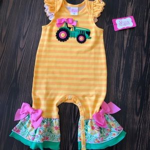 Country Fields Girls Romper